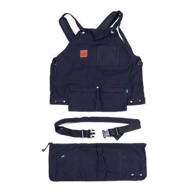 RZ 3 in 1 shop apron shown disassembled