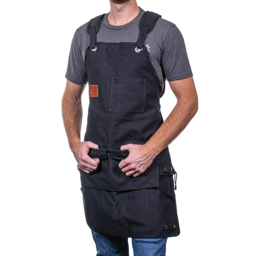 Man wearing RZ 3 in 1 shop apron