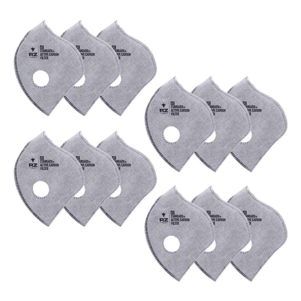 RZ F1 carbon face mask dust and germ filter 12 pack