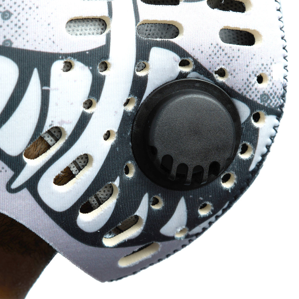 One way exhalation valve on A10 Warthog RZ M1 Neoprene mask