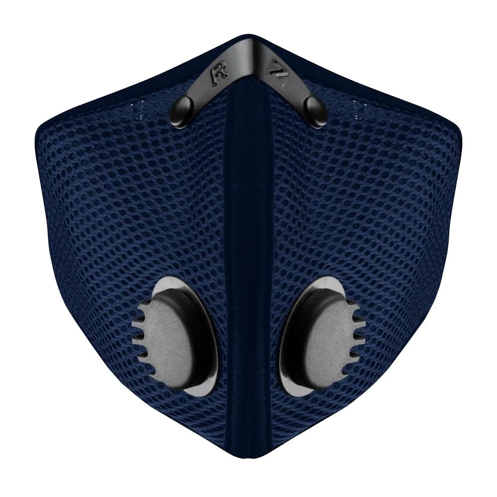 RZ M2 Mesh navy blue face mask on white background front view