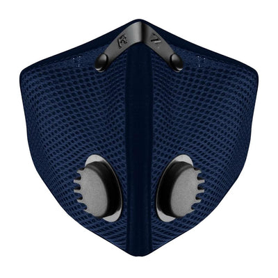 RZ M2 Mesh navy blue face mask on white background front view