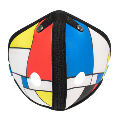 RZ M2 Nylon Mondrian mask shell on white background front view