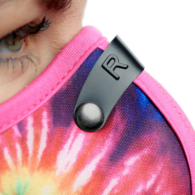 Tie Dye Pink RZ M2 Nylon adjustable metal nose clip