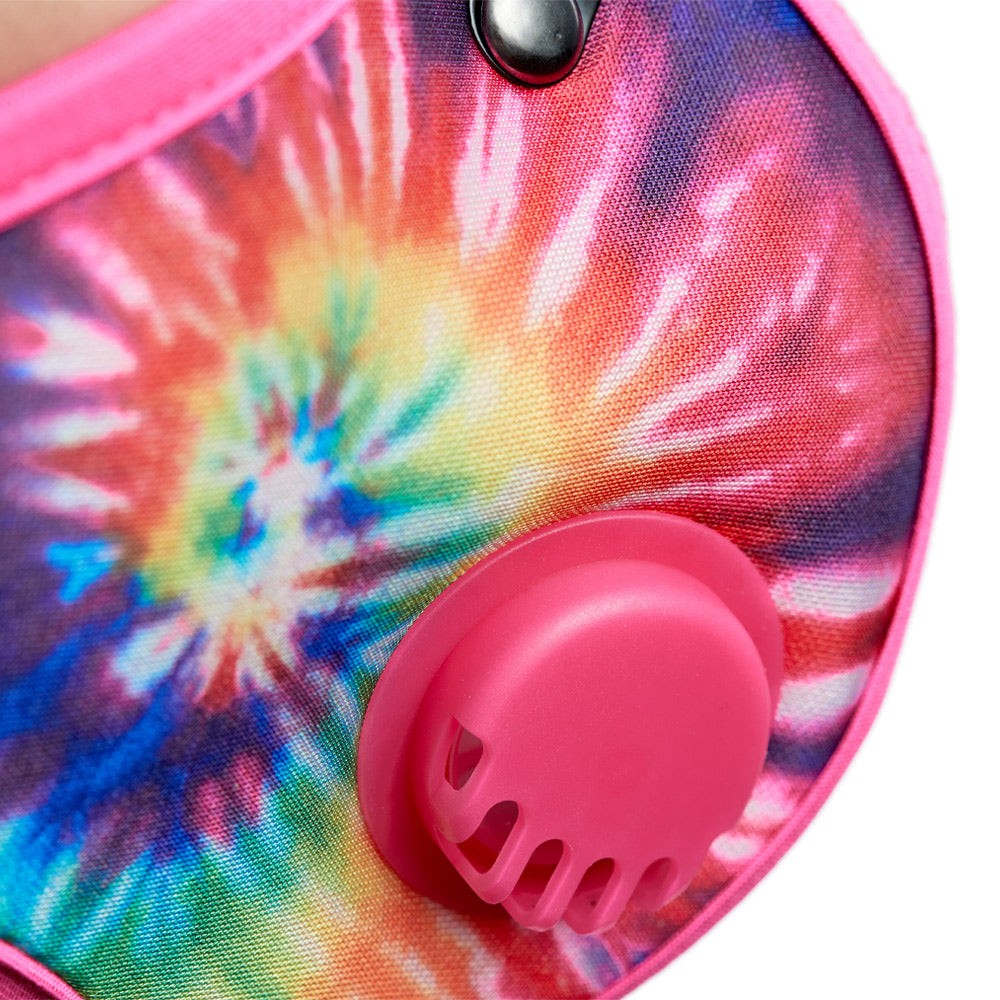Tie Dye Pink RZ M2 Nylon one way exhalation valve