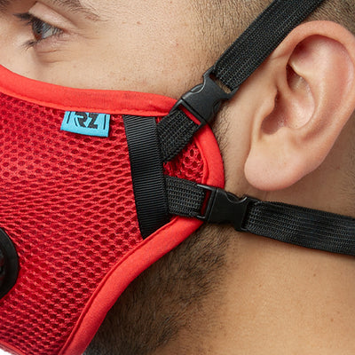 Red RZ M2.5 Mesh elastic strap buckles