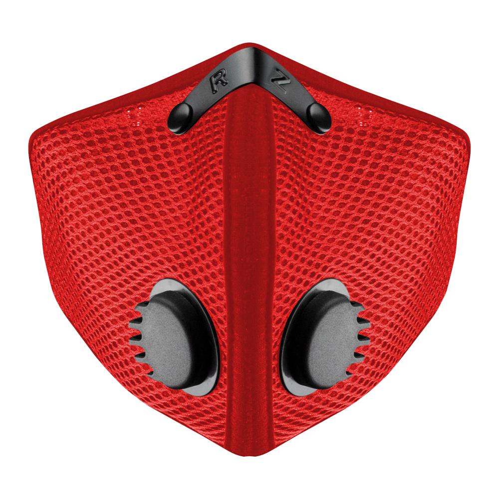 RZ M2.5 Mesh red face mask on white background front view