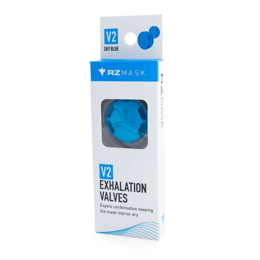 RZ V2 exhalation valve blue in package