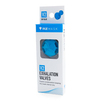 RZ V2 exhalation valve blue in package