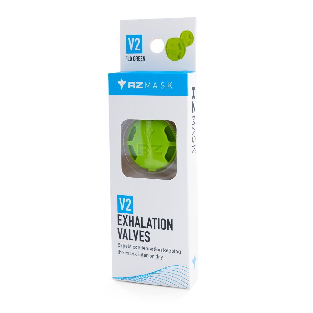 RZ V2 exhalation valve green in package