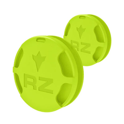 RZ V2 exhalation valve green on white background