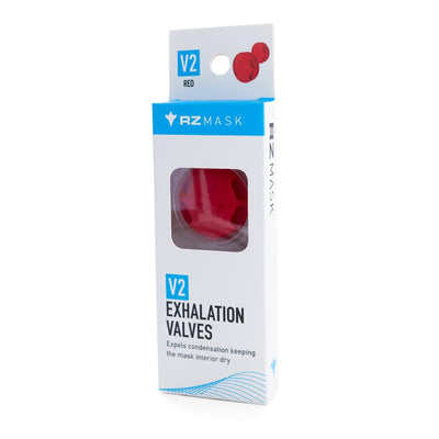 RZ V2 exhalation valve red in package