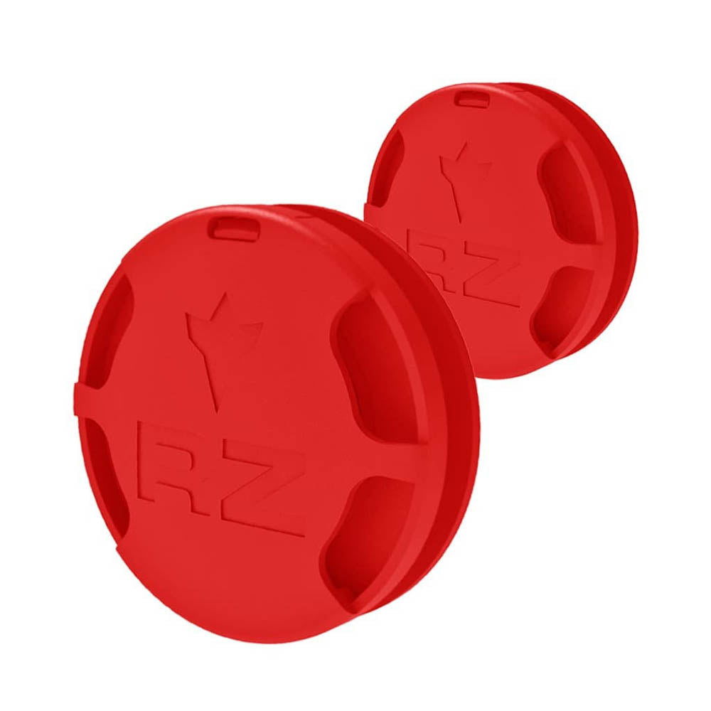 RZ V2 exhalation valve red on white background