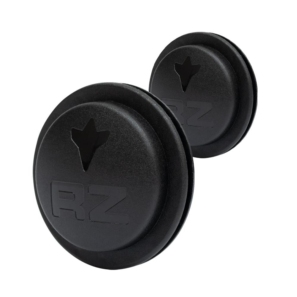 RZ exhalation valve cap black on white background