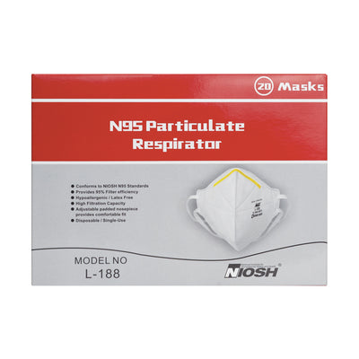 Harley N95 Disposable Masks - Fold Style - 20 pack